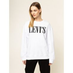 Bluza Levi's® Graphic Diana Crew 85788-0000. Białe bluzy damskie s, bez wzorów, z bawełny, bez rękawów, bez kaptura. W wyprzedaży za 229,00 zł.