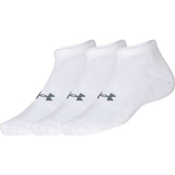 Under Armour 3-pack Skarpetki Biały. Białe skarpetki męskie Under Armour, bez wzorów, z elastanu. Za 76,95 zł.