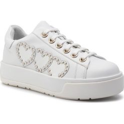 Sneakersy TWINSET - Sneaker 192TCP01Y Bianco Ottico 00001. Białe półbuty damskie Twinset, ze skóry. W wyprzedaży za 649,00 zł.
