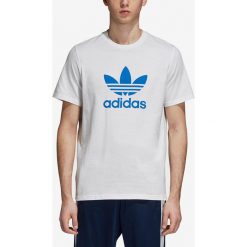 Adidas Originals Trefoil Koszulka Biały. Białe podkoszulki męskie adidas Originals, s, z nadrukiem, z bawełny, z krótkim rękawem. Za 111,95 zł.