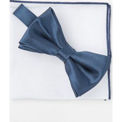 Mucha elegant granatowy slim 201. Niebieskie muszki męskie Recman, bez wzorów. Za 49,00 zł.