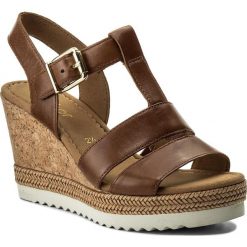 Espadryle GABOR - 85.793.24 Peanut. Pomarańczowe espadryle damskie marki Gabor, bez wzorów, ze skóry, bez obcasa, na obcasie. W wyprzedaży za 319,00 zł.