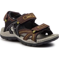 Sandały KAMIK - Cape HK4130 Brown. Pomarańczowe sandały chłopięce Kamik, ze skóry, bez zapięcia. Za 189,00 zł.