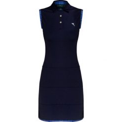 Sukienka CHERVO JILL. Białe sukienki damskie Chervo, w kratkę, z tkaniny, eleganckie, polo, z krótkim rękawem, krótkie, mini, sportowe. Za 630,00 zł.
