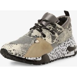 Steve Madden - Tenisówki damskie z dodatkiem skóry, beżowy. Brązowe trampki i tenisówki damskie Steve Madden, bez wzorów, ze skóry, bez zapięcia. Za 529,95 zł.