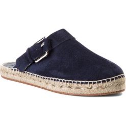 Espadryle WEEKEND MAXMARA - Pagine 55210584600 Navy 003. Niebieskie espadryle damskie Weekend Max Mara, bez wzorów, ze skóry, bez obcasa. W wyprzedaży za 359,00 zł.