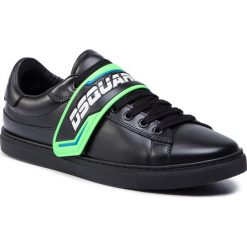 Sneakersy DSQUARED2 - New Tennis SNM0056 01500001 M603 Nero/Verde Fluo. Czarne sneakersy męskie Dsquared2, bez zapięcia. W wyprzedaży za 1169,00 zł.