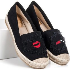 Tomsy damskie: CZARNE ESPADRYLE Z NASZYWKAMI Bestelle czarne