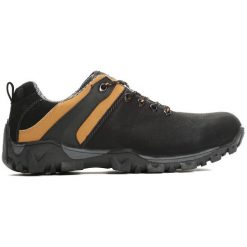 Buty sportowe męskie: Czarno-Camelowe Buty Sportowe Munchies