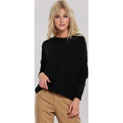 Czarny Sweter Rosabel. Czarne swetry damskie other, s, bez wzorów, casualowe, bez rękawów, bez kaptura. Za 99,99 zł.