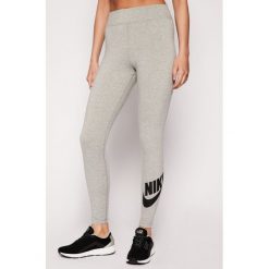 Legginsy NIKE Sportwear Leg CJ2297. Szare spodnie damskie Nike, m, bez wzorów, z elastanu. W wyprzedaży za 119,00 zł.