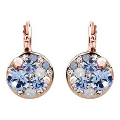 Kolczyki damskie: Pozłacane kolczyki z kryształkami Swarovski