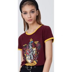 Koszulka Gryffindor Harry Potter - Bordowy. Czerwone koszulki damskie Sinsay, s. Za 29,99 zł.