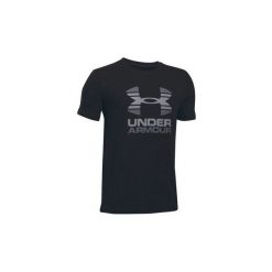 T-shirty z krótkim rękawem Dziecko Under Armour UA Two Tone Logo SS Kids Tee 1298292-001. Czarne t-shirty chłopięce Under Armour, bez wzorów, z krótkim rękawem. Za 59,99 zł.