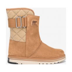Sorel Newbie™ Śniegowce Brązowy Beżowy. Pomarańczowe śniegowce damskie Sorel, na zimę, ze skóry, bez zapięcia. Za 447,95 zł.