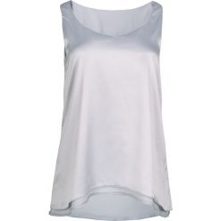 Szary top z jedwabiem Silk Spirit. Szare bluzki damskie Veva, bez wzorów, z wełny, bez kołnierzyka. Za 99,00 zł.
