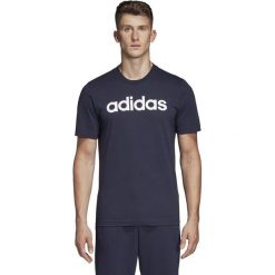 KOSZULKA ESSENTIALS LINEAR LOGO (L). Koszulki męskie Adidas, m, bez wzorów, z bawełny, z kontrastowym kołnierzykiem, bez rękawów, na fitness i siłownię. Za 79,99 zł.