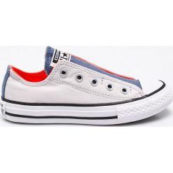 Converse - Tenisówki. Szare trampki męskie marki Converse, bez wzorów, z materiału, z okrągłym noskiem, bez zapięcia. W wyprzedaży za 139,90 zł.