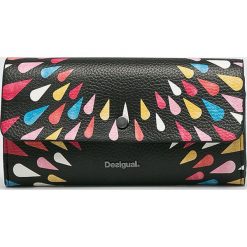 Desigual - Portfel. Czarne portfele damskie Desigual, z materiału. Za 279,90 zł.