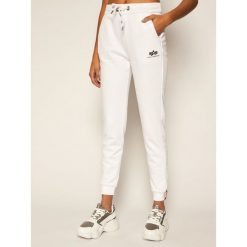 Spodnie dresowe Alpha Industries Basic Sweat 128056. Białe spodnie damskie Alpha Industries, s, z dresówki. Za 259,00 zł.