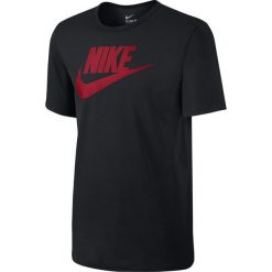 KOSZULKA NIKE FUTURA ICON (696707-013). Czarne koszulki męskie Nike, m, bez wzorów, z bawełny, bez kołnierzyka, z krótkim rękawem, krótkie. Za 69,99 zł.