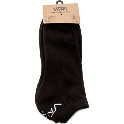 Zestaw 3 par niskich skarpet unisex VANS - Classic Low VN000XS0BLK r.38,5/42 Black. Czarne skarpetki damskie Vans, bez wzorów, z elastanu. Za 49,00 zł.
