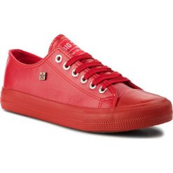 Trampki BIG STAR - V274872 Red. Czerwone półbuty damskie marki BIG STAR, bez wzorów, z gumy, bez zapięcia. Za 89,00 zł.