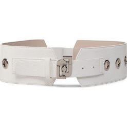 Pasek Damski LIU JO - Bustino Eyelet H AA0258 E0005 Bianco lana 10701. Białe paski damskie Liu Jo, w paski, ze skóry ekologicznej. Za 339,00 zł.