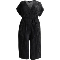 Kombinezony damskie: New Look Curves PLISSE Kombinezon black