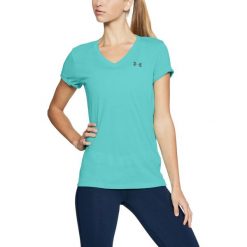 Bluzki damskie: Under Armour Koszulka damska Threadborne Train SSV Twist turkusowa r. S (1289650-425)