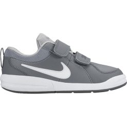 Buty Nike Pico 4 (PSV) (454500-022). Szare buty chłopięce sportowe Nike, ze skóry, bez zapięcia. Za 99,99 zł.