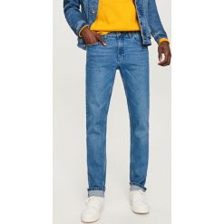 Rurki męskie: Jeansowe spodnie slim fit – Granatowy