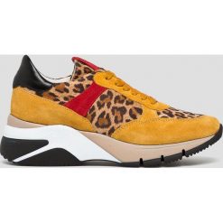 Tamaris - Buty. Szare buty sportowe damskie Tamaris, bez wzorów, ze skóry, sportowe. W wyprzedaży za 269,90 zł.