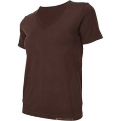 Brubeck Koszulka damska z krótkim rękawem Comfort Night brązowa r. XL (SS11790). Pomarańczowe topy sportowe damskie marki Brubeck, xl, z krótkim rękawem. Za 99,99 zł.