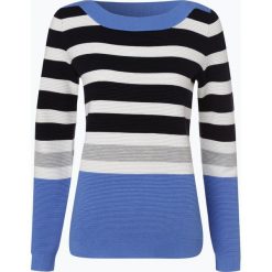 Comma casual identity - Sweter damski, niebieski. Niebieskie swetry damskie marki comma casual identity, s, w paski, casualowe, bez rękawów, bez kaptura. Za 259,95 zł.