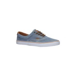 Buty American Niebieskie trampki jeansowe sznurowane LH-18-NJ04-3/4. Niebieskie trampki męskie marki American, bez wzorów, z jeansu, na sznurówki. Za 49,99 zł.