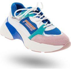 SNEAKERSY PINKO. Niebieskie sneakersy damskie Pinko, ze skóry. Za 639,00 zł.