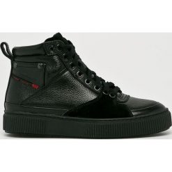 Diesel - Buty. Czarne buty sportowe damskie Diesel, z materiału. Za 899,90 zł.