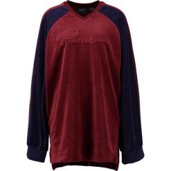 Bluzy damskie: Fenty PUMA by Rihanna OVERSIZED VNECK Bluza tawny port/evening blue