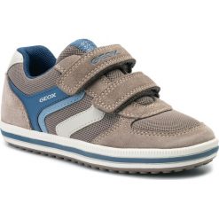 Sneakersy GEOX - J Vita A J92A4A 01422 C5576 S Beige/Avio. Pomarańczowe trampki chłopięce Geox, bez wzorów, ze skóry, na rzepy. W wyprzedaży za 159,00 zł.