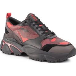 Sneakersy MICHAEL MICHAEL KORS - Ethan 42F9ETFS1W Blk/Br Red. Czerwone sneakersy męskie MICHAEL Michael Kors, bez zapięcia. Za 839,00 zł.