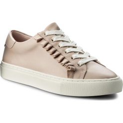 Sneakersy TORY BURCH - Ruffle Sneaker 36558 Shell Pink/Shell 651. Różowe półbuty damskie Tory Burch, ze skóry. W wyprzedaży za 549,00 zł.