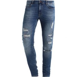 Jeansy męskie: YOURTURN Jeansy Slim Fit dark blue denim