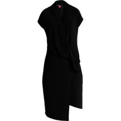Sukienki hiszpanki: Vince Camuto Petite CAP DRAPE FRONT ASYMMETRICAL HEM DRESS Sukienka z dżerseju rich black