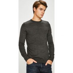 Kensington - Sweter. Szare swetry klasyczne męskie marki Kensington, xl, z dzianiny, z okrągłym kołnierzem. W wyprzedaży za 49,90 zł.
