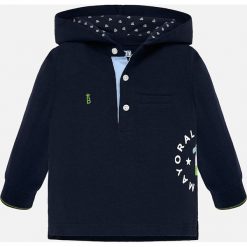 Mayoral - Longsleeve dziecięcy 80-98 cm. Niebieskie t-shirty chłopięce Mayoral, z nadrukiem, z elastanu, z długim rękawem. W wyprzedaży za 79,90 zł.