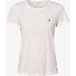 Tom Tailor Denim - T-shirt damski, biały. Białe t-shirty damskie TOM TAILOR DENIM, s, bez wzorów, z denimu, z kontrastowym kołnierzykiem. Za 79,95 zł.