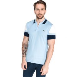 Lacoste Polo Koszulka Niebieski. Niebieskie podkoszulki męskie Lacoste, s, bez wzorów, z elastanu, bez rękawów. Za 533,95 zł.