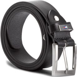 Pasek Męski TOMMY HILFIGER - Metal Plate Loop Belt 3.5 Adj AM0AM03320 85 002. Czarne paski męskie marki TOMMY HILFIGER, w paski, ze skóry. W wyprzedaży za 149,00 zł.
