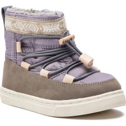 Śniegowce TOMS - Alpine 10012564 Lavender Quilted. Szare śniegowce dziewczęce marki Toms, bez zapięcia. W wyprzedaży za 199,00 zł.
